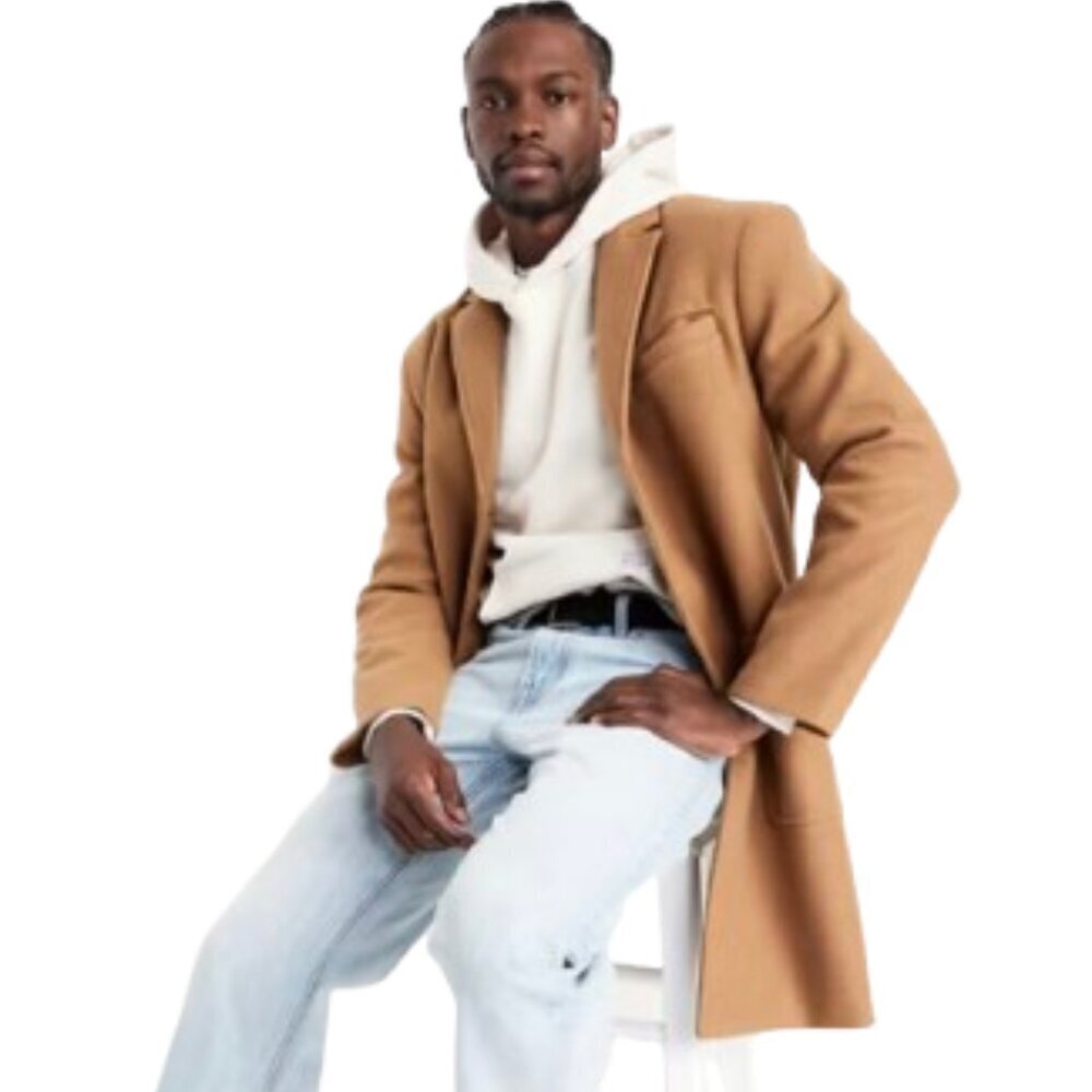 NWT! Old Navy Men's Carmel Colored Soft Coat XL (MC003)